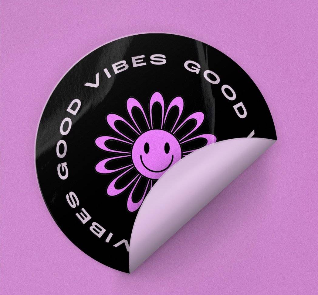 Autocolante Rotunde – Print pe Autocolant de Plastic