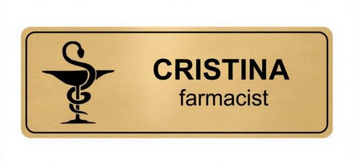 Ecuson gravat FARMACIST