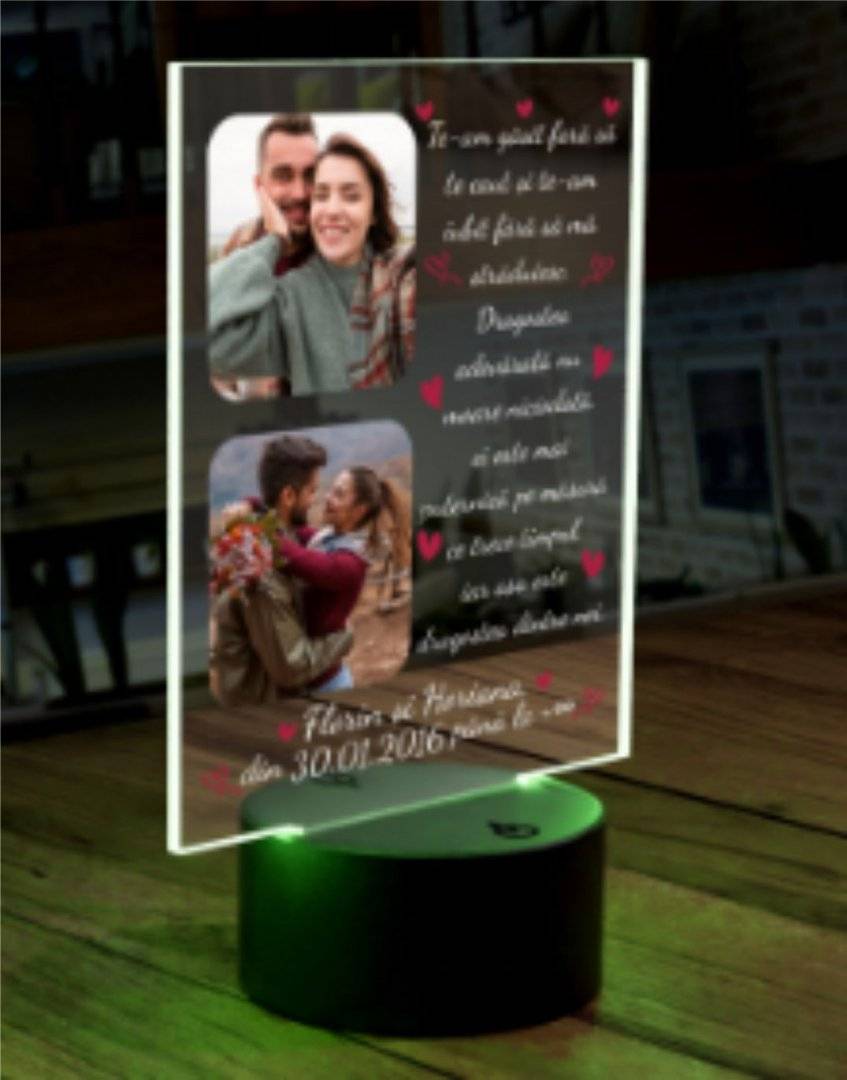  Lampa led personalizata