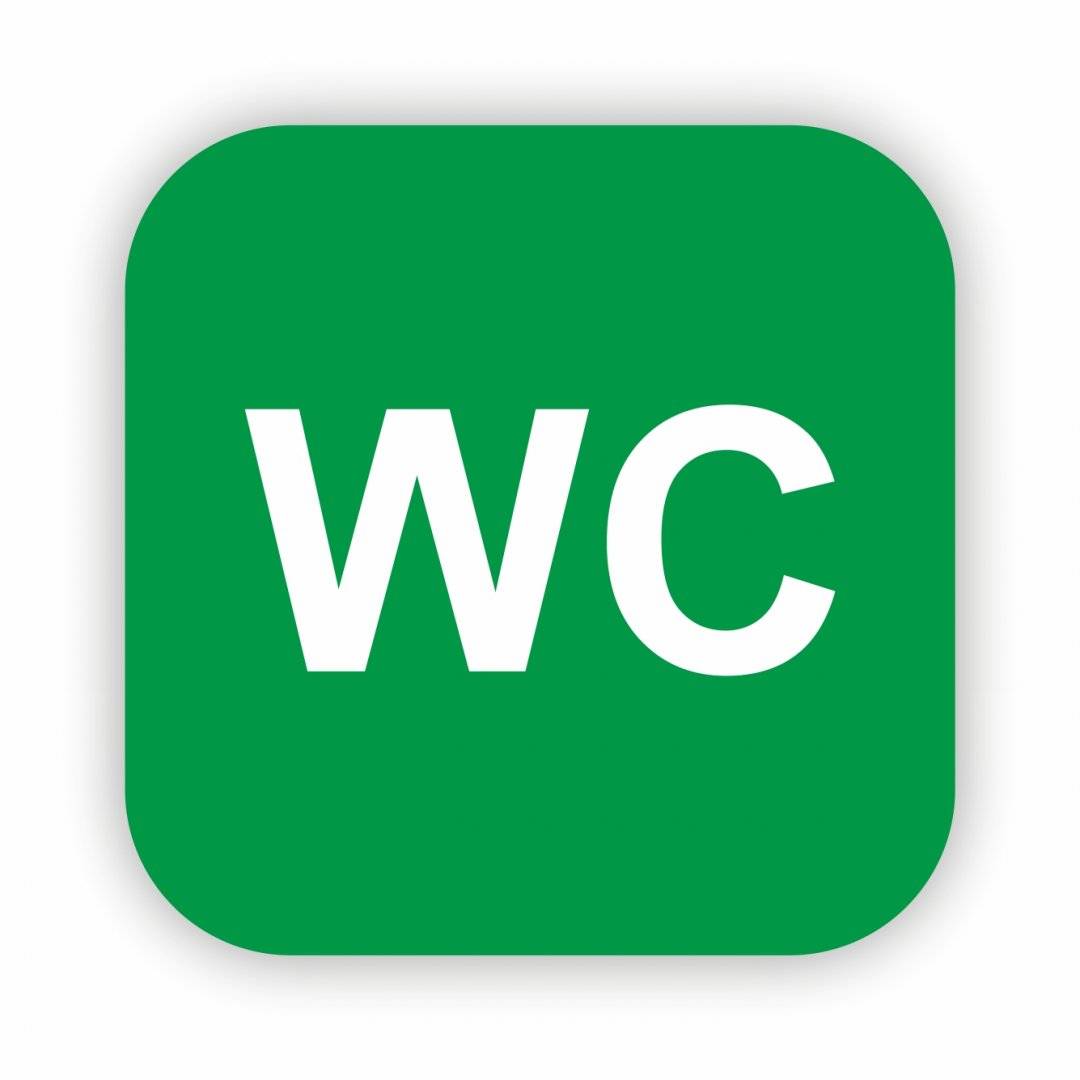  Placute WC  plastic gravat, 10×10 cm