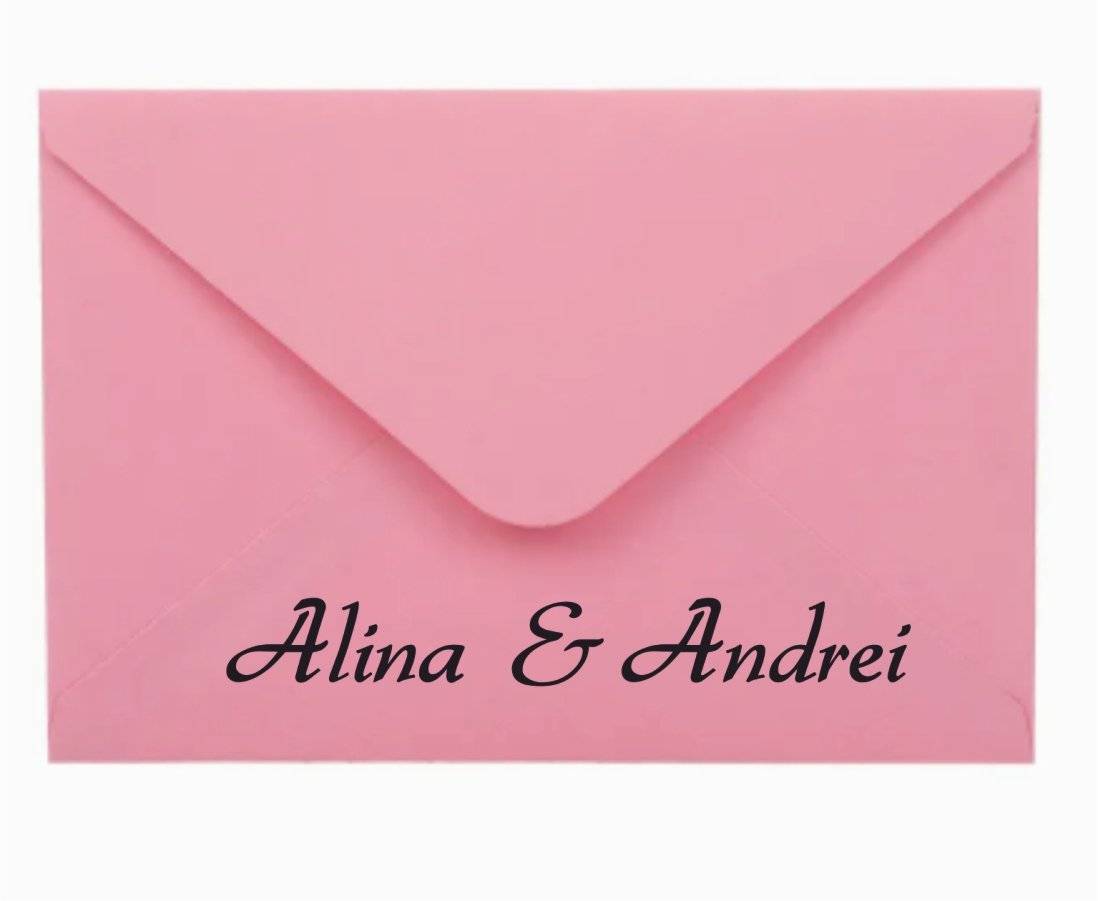 Plic A6 Roz – Personalizabil