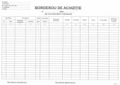 Borderou de achizitie, A4 carnet 100file, coperta carton 