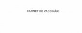 Carnet de vaccinari DL, carnet, coperta carton 
