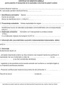 CERTIFICAT DE SANATATE ANIMALA pentru pasarile vii transportate de la exploatatia comerciala de pasari la abator