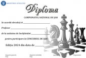  Diploma concurs sah Model 30