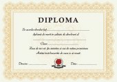 Diploma Scolara Model 02