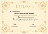  Diploma Scolara Model 03
