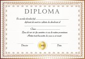 Diploma Scolara Model 04