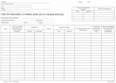 FISA DE MAGAZIE A FORMULARELOR CU REGIM SPECIAL