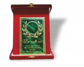  PLACHETA PERSONALIZATA VERDE