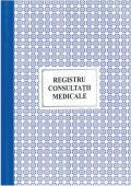 Registru consultatii medicale A4, 100 file, coperta cartonata