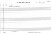 Registru de casa, A4, coperta carton Autocopiativ