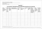 Registrul de evidenta a tratamentelor cu produse de protectia plantelor A4, 50 file, coperta cartonata 